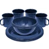 12 Piece Enamel Dinner Set