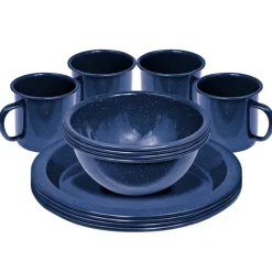12 Piece Enamel Dinner Set