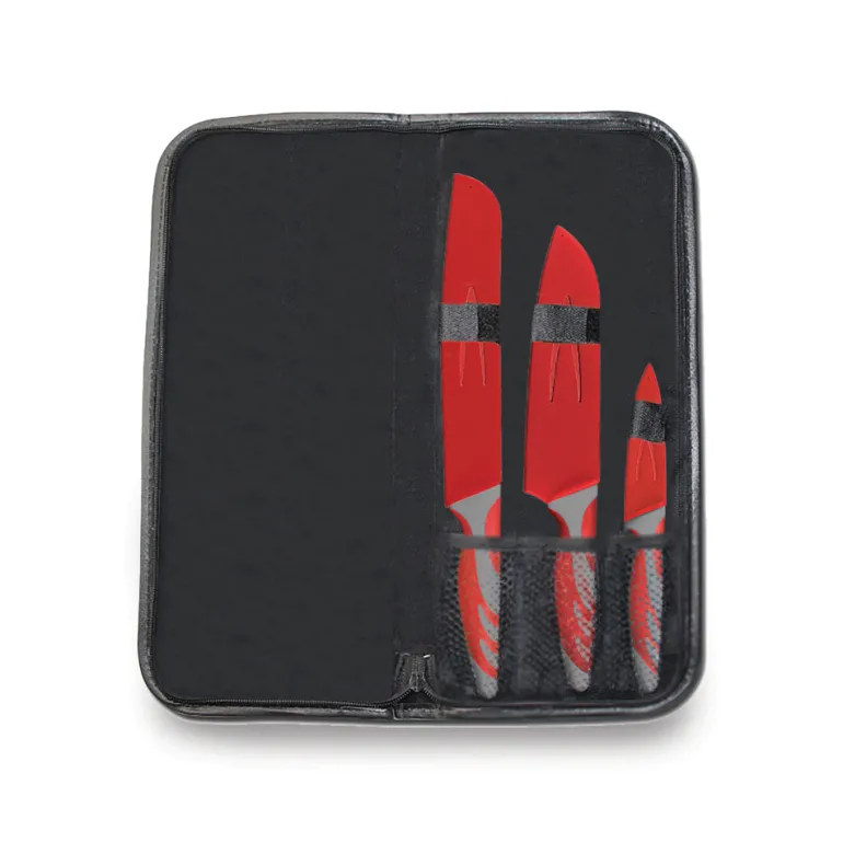 3 Piece Knife Set with Pouch