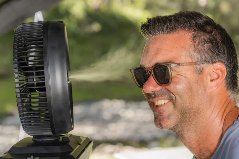 Aerobreeze ProMist 25cm Oscillating Misting Fan