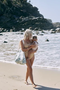 Beach Tote - Palm Cove Green