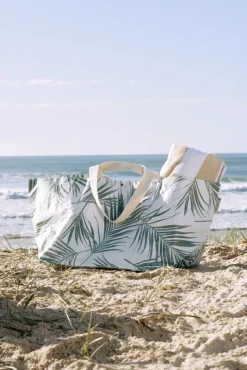 Beach Tote - Palm Cove Green