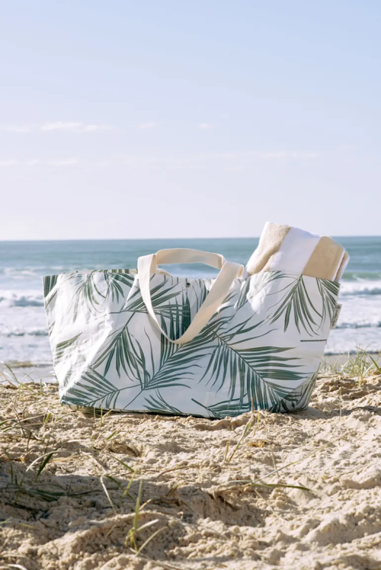 Beach Tote - Palm Cove Green