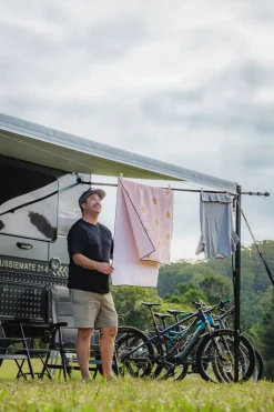 Caravan Awning Clothesline