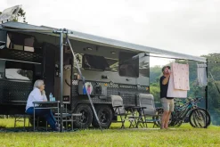 Caravan Awning Clothesline