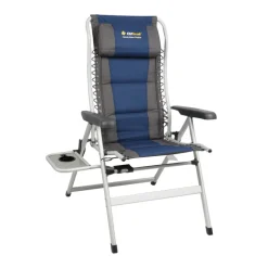 Cascade Deluxe 8 Position Recliner Chair - Navy