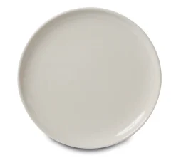 20cm Bamboo Plate - Cream