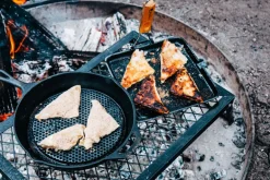 24cm Square Grill Frypan Folding Handle