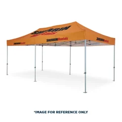 Commercial Pro Aluminium 6.0 Gazebo - Custom Printed