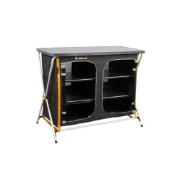 Deluxe Folding 3 Shelf Double Cupboard