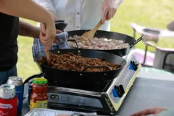 Double Burner Wok Cooker