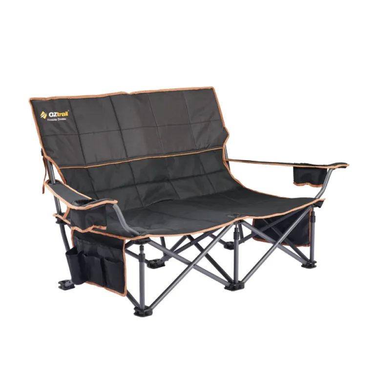 Fireside Double Chair - Black