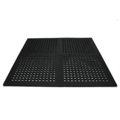 Foam Floor Mat Black - 4 Pack