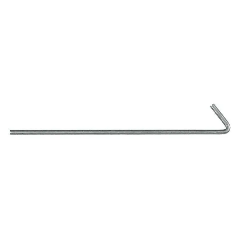 Galvanised Steel Tent Pegs (Pack of 10) - 225 x 6MM