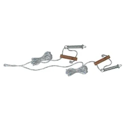 6mm Double Guy Rope with Wooden Runners & Springs