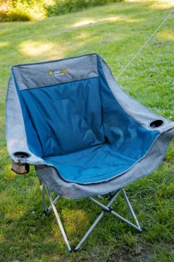 Moon Chair Single with Arms - Blue
