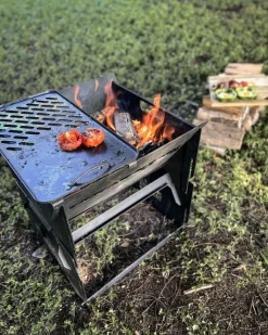 Ozpig Fire Pit Solid/Grill Cooking Plate