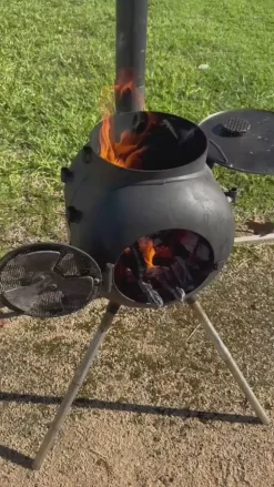 Ozpig Series 2 Portable Wood Fire Stove