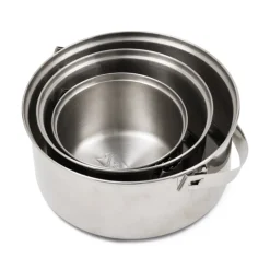 6pc Stainless Steel Pot Set