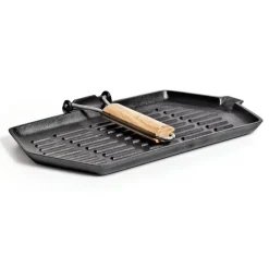 Rectangular Folding Frying Grill Pan