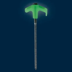 Screw In Tent Peg Set 25 Piece Glow in the dark