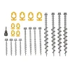 Screw-In Aluminium Peg Kit 22 Piece