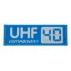 UHF Channel Sticker